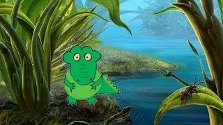 Как нарисовать Крокодила Давай нарисуем для детей 5-6 лет