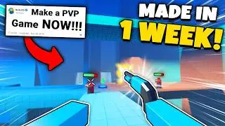 I Made a Roblox PVP Game in 1 Week