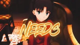Rin Tohsaka | AMV/Edit | Verzache - Needs || Capcut Edit