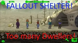 TOO MANY DWELLERS!!!! Fallout Shelter Episode #1