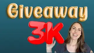 Giveaway 😁 Time! Thank you 3K subscribers! 