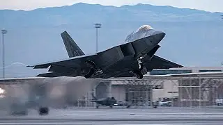 FIGHTERS AND BOMBERS Launch out of Nellis AFB