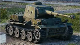 Танк VK 36.01.  Карта Оверлорд.  Стандартный бой.  Поражение.