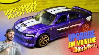Fazendo detalhes em Hot Wheels - Dodge Charger Hellcat 2020