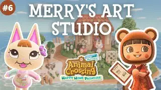 an art studio for our peppy girl MERRYYY // ACNH: happy home paradise