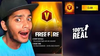 FREE V BADGE FREE FIRE 🔥 ￼