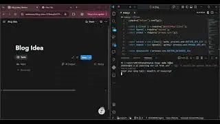 Built an AI Blog Generator with Node.js, OpenAI, and Notion API for the Notion MCP Challenge