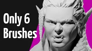 The PERFECT Blender Sculpt Brushes and Settings | Blender Tutorial | Blender 2.9