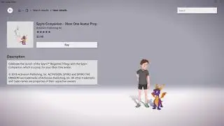 Spyro Xbox Avatar Store