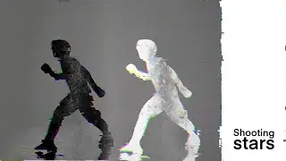 Low quality 3d model dancing to shooting stars