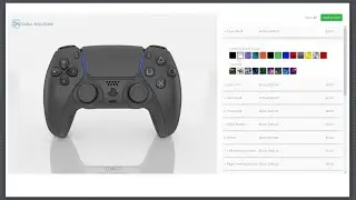 PS5 Controller Online 3D Configurator