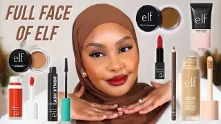 Full Face Friday (using elf cosmetics) | Glowing Skin + Red Lip ❤️