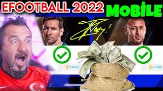 İMZALI NEYMAR VE MESSİ GELDİ! eFootball 2022 MOBİLE TOP AÇILIMI! | PES 2022