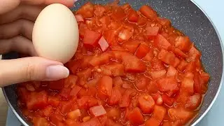 I have never eaten such delicious eggs with tomatoes! | The easiest breakfast in 5 minutes