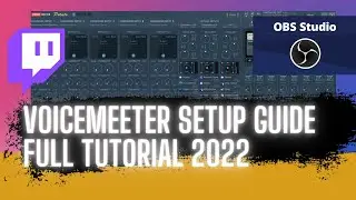 How to setup Voicemeeter Banana for Live Streaming 2022 - Twitch + OBS + DISCORD