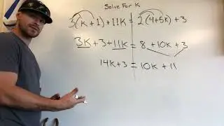 How to Solve Equations with Variables on Both Sides and Grouping Symbols