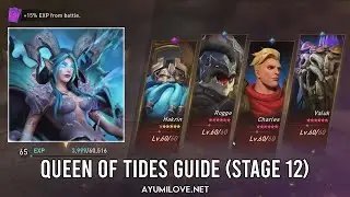 Queen Of Tides 12 F2P Guide (3 Elite Heroes) | Awaken Chaos Era