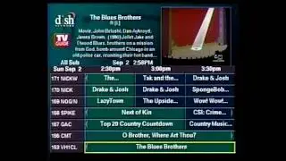Dish Network Guide/Channel Surfing (September 2nd, 2007)