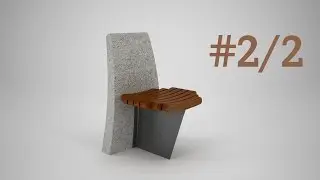 Tutorial en español 3ds Max - Modelado Banco de plaza  - # 2/2