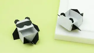 Step-by-Step Origami Giant Panda Box Tutorial | Fun and Easy DIY Paper Craft