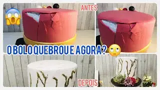 COMO CONSERTAR UM BOLO DE BISCUIT QUEBRADO COM MASSA CORRIDA| #biscuit #biscuitparainiciantes