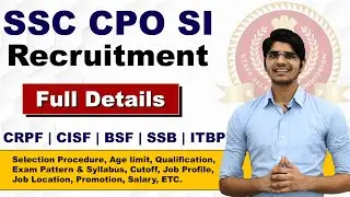 SSC CPO SI Recruitment 2020 | Selection Process | Exam Syllabus | Salary | Cutoff's | Apply Online
