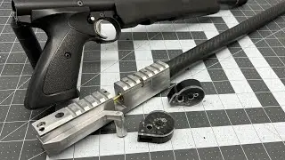HOMEMADE Crosman PCP Air Gun Side-Lever Breech (.22)
