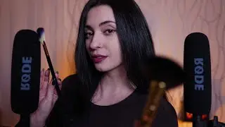 ASMR Mic Brushing + Susurros relajantes | ASMR en español para dormir
