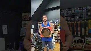 Evans Black Chrome Drum Head #groovy #evansheads #drums #drummer #drumming #musicstore #groovin #fun