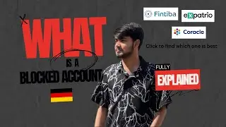 Which Is The Best Blocked Account For Germany | What Is A Blocked Account | @Coracle-GmbH