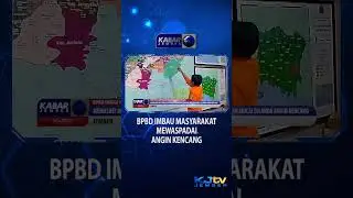 BPBD IMBAU MASYARAKAT MEWASPADAI ANGIN KENCANG #shorts