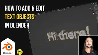 Blender tip: How to add and edit a text object in your project