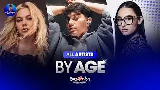 Eurovision 2025: All Artists by Age