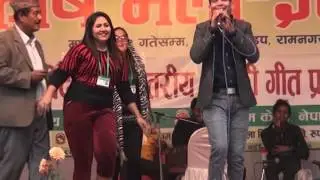 letest video famous singer nabin paudel stage dhamaka