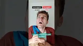 #pov : Tout le monde peut voir l'argent que vous avez et vice-versa... ! 😱🥺 #shorts #acting #video