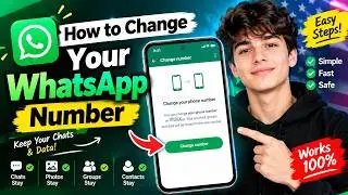 How to change your WhatsApp number | Without deleting old messages | 😱
