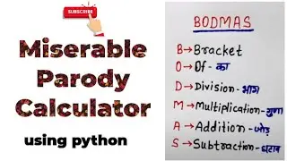 How to creator miserable parody calculator || Miserable parody
