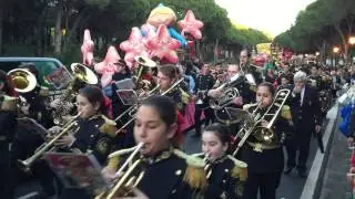 Small 'Three Kings' Parade in Elviria near Marbella
