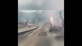 #tribal #kuki #zomi  Village | Kamuching #manipur  turned to Ashes by #meiteis  Goons