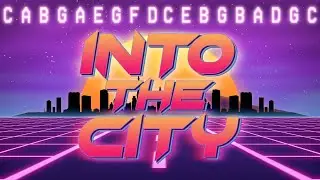 Into the City - Samuraiguitarist's Random Notes Challenge - Synthwave Instrumental