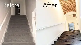 $75 DIY Staircase Remodel