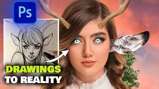 Turning Drawings into Realistic Pictures in Photoshop | S1E3