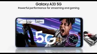 Samsung Galaxy A33 -  Exynos 1280 SoC, 8GB+128GB, Android 12 OS, 5000mAh+25W Fast Charging