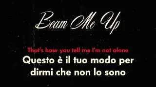 P!nk - Beam Me Up (testo e traduzione)