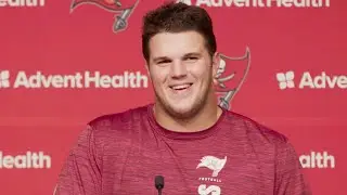 Graham Barton on Being Named Starting Center | Press Conference | Tampa Bay Buccaneers