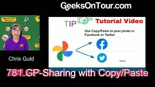 Sharing Photos from Google Photos using Copy and Paste Tutorial Video 781