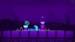 Прашол первый уровень в gesmetry Dash  Subzero