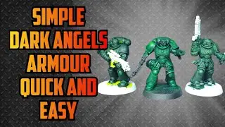 paint easy Dark Angels for 10th edition