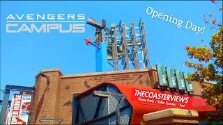 Avengers Campus Disney's California Adventure Walkthrough and Stunt Shows Opening Day 2021