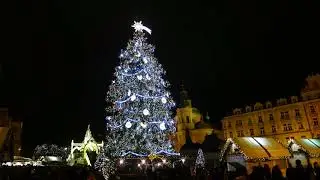 Рождественская Прага в Сочельник 24.12.2017 .Štědrý den v Praze 24.12.2017.